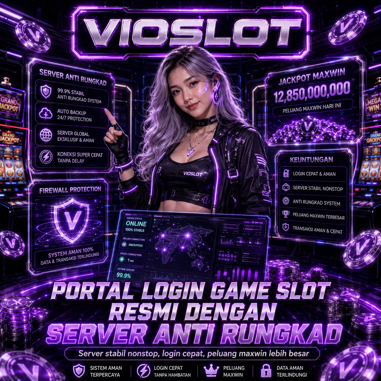 VIOSLOT : Portal Login Game Slot Resmi dengan Server Anti Rungkad